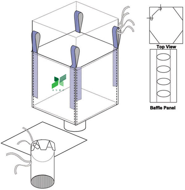 Duffle Top Spout Bottom Baffle Bag (1)